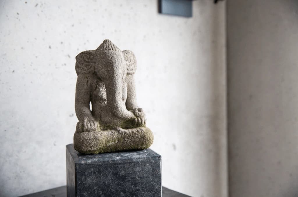 Ganesha-Statue in den Räumlichkeiten in Köln